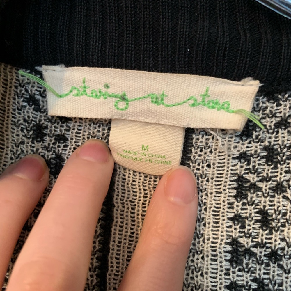 Urban Outfitters open Aztec sweater black/beige - Picture 7 of 7